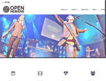 Tablet Screenshot of openheavens.com